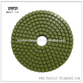 Granite polishing pad for wet